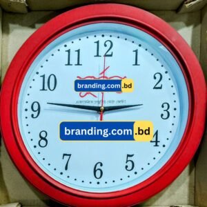 Hard Plastic Customized Wall Clock Branding (14 inch