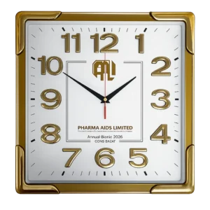 Customized Wall Clock (13 Inch Square)