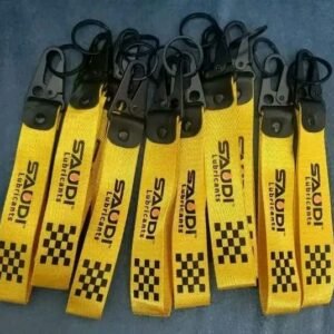 Printed Key Ring for Bike (Ribbon and hook)